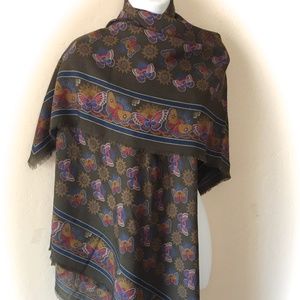 Vintage Authentic Ferragamo Oversized Scarf/Shawl